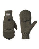 Gants mitaines Mil-Tec convertibles en polyacrylique ouatinage Thinsulate doublure polyester