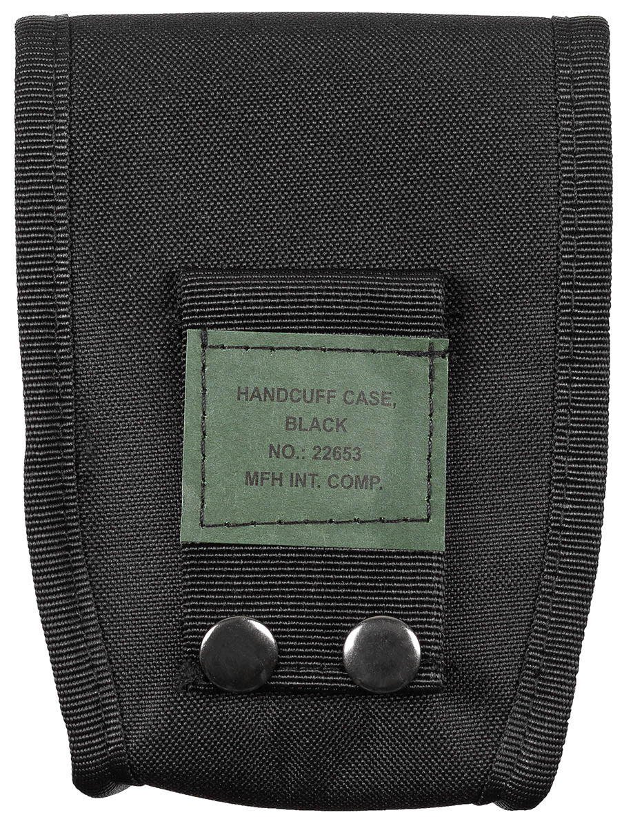 Porte-menottes MFH en nylon pour ceinturon de service, compatible ceinturon 22603