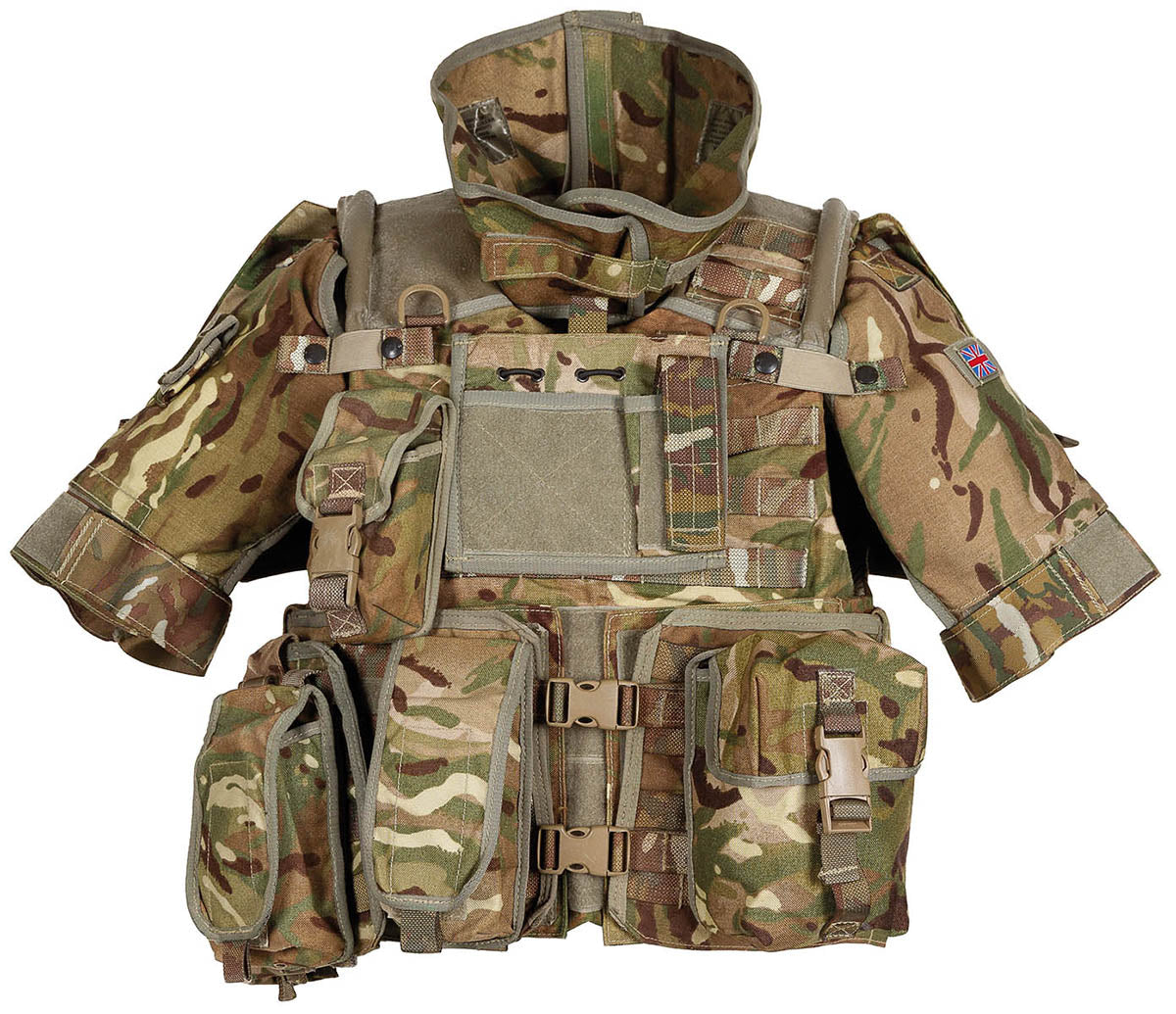 Housse de gilet pare-balles britannique, surplus d'occasion pour le travail extérieur et le bivouac