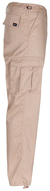 Pantalon de combat US BDU MFH à glissière polycoton 65/35 six poches passants 5,5 cm