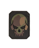 Morale patch tête de mort Mil-Tec 3D en PVC 5,5 x 4 cm dos auto-agrippant 7 g