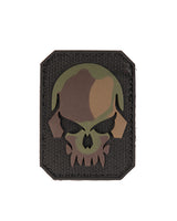 Morale patch tête de mort Mil-Tec 3D en PVC 5,5 x 4 cm dos auto-agrippant 7 g