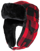 Chapka de bûcheron Fox Outdoor en fourrure synthétique avec mentonnière à clip