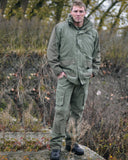 Pantalon tactique Mil-Tec en polyester-nylon doublé avec six poches et bas boutonné