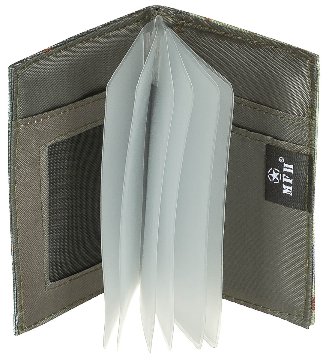 Porte-cartes type BW MFH en polyester 12 x 8 cm 5 rangements et 6 pochettes