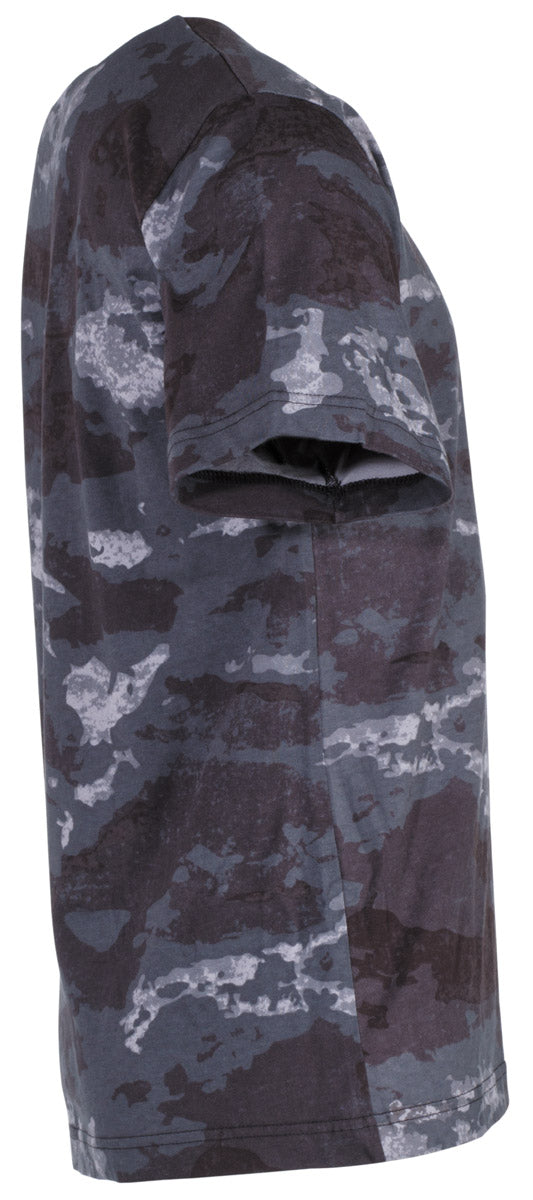 T-shirt US manches courtes MFH 170 g/m² coton à impression réactive col renforcé