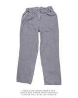 Pantalon de personnel de restauration Bundeswehr en coton à carreaux, occasion