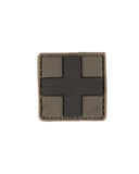 Morale patch premiers secours Mil-Tec 3D en PVC 2,5 x 2,5 cm dos auto-agrippant