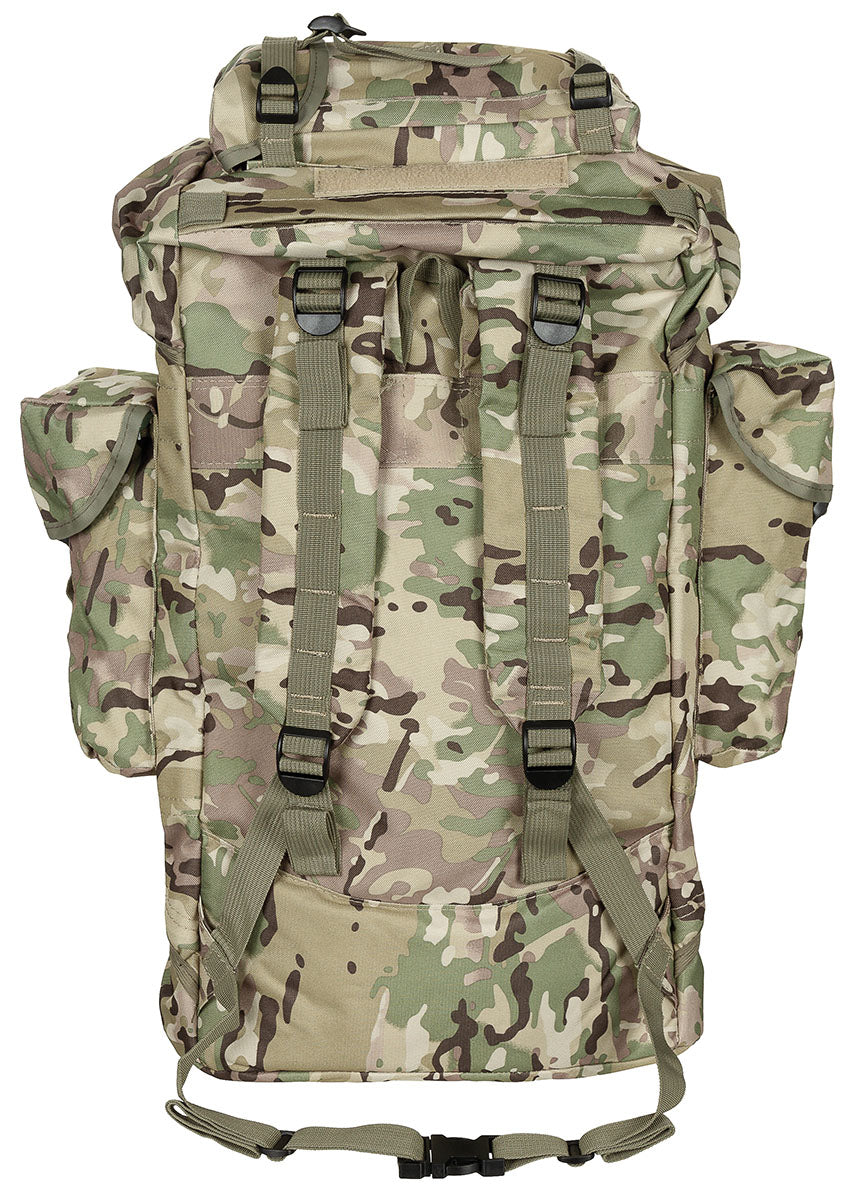 Sac à dos de combat type BW MFH 65 l armature aluminium compartiment bas séparable