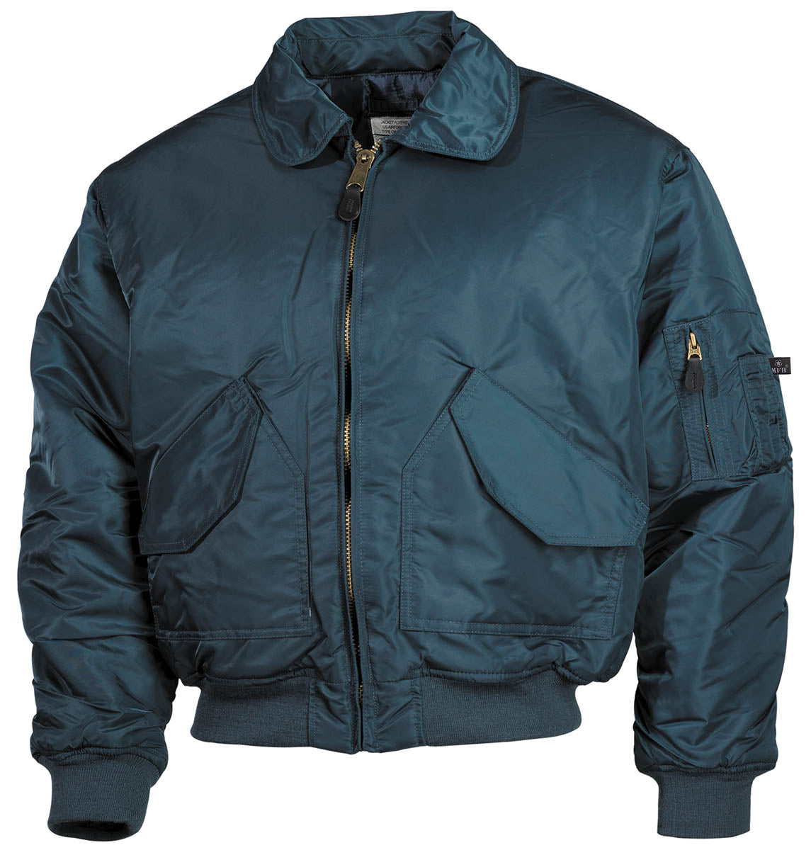 Blouson de vol MFH US CWU en nylon avec poche de manche à 4 compartiments