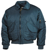 Blouson de vol MFH US CWU en nylon avec poche de manche à 4 compartiments