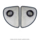 Paire de filtres type US M13A2 pour masque M17A1, stock ancien de dépôt