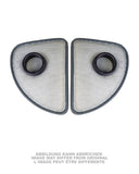 Paire de filtres type US M13A2 pour masque M17A1, stock ancien de dépôt