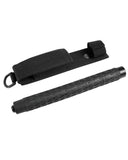 Matraque télescopique Mil-Tec acier au carbone 26 / 65 cm poignée TPE avec étui nylon