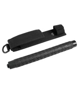Matraque télescopique Mil-Tec acier au carbone 26 / 65 cm poignée TPE avec étui nylon