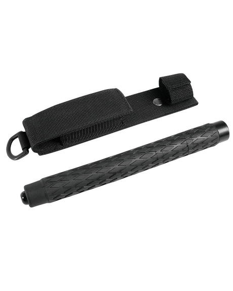 Matraque télescopique Mil-Tec acier au carbone 26 / 65 cm poignée TPE avec étui nylon