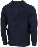 Pull MFH Troyer en grosse maille acrylique à glissière dissimulée au col