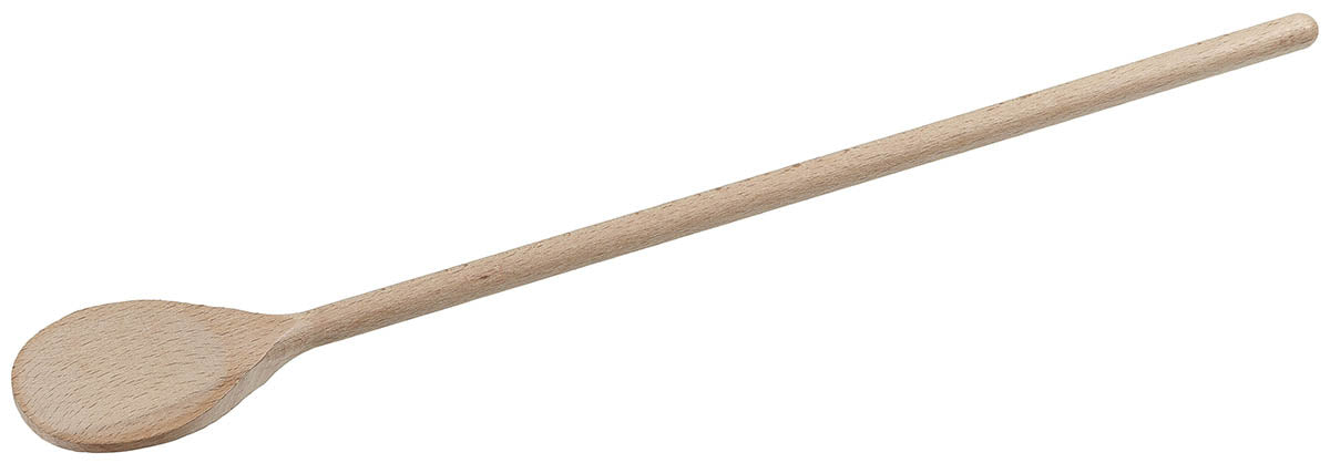 Cuillère de cuisine Fox Outdoor en hêtre à cuilleron rond 45 ou 70 cm