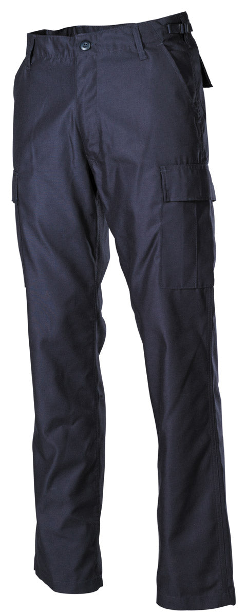 Pantalon de combat US BDU MFH à glissière polycoton 65/35 six poches passants 5,5 cm