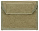 Poche de poitrine MOLLE MFH en polyester 18 × 14 cm à deux compartiments plats