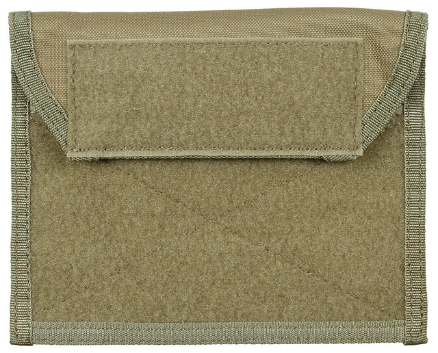 Poche de poitrine MOLLE MFH en polyester 18 × 14 cm à deux compartiments plats