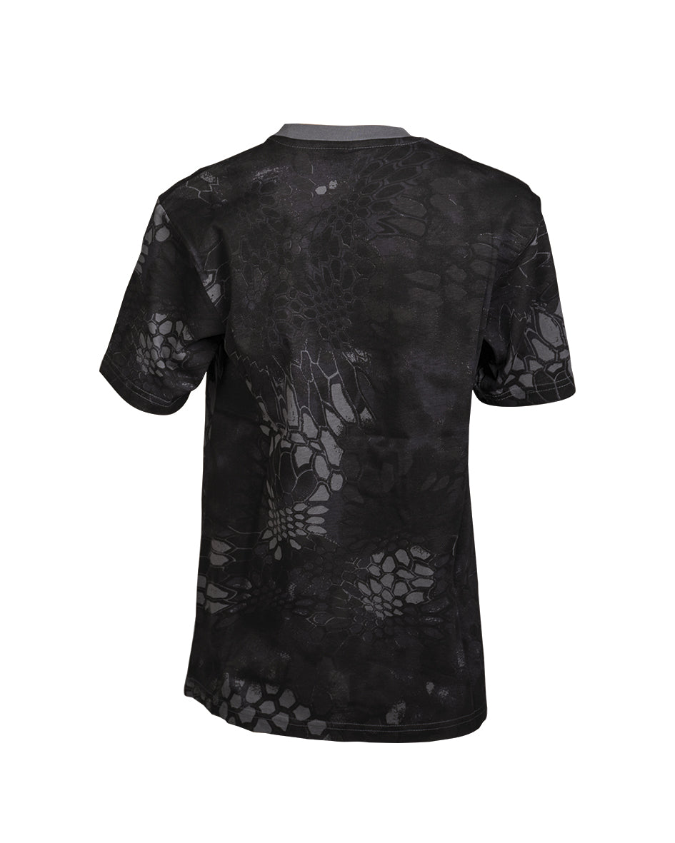 T-shirt enfant Mil-Tec en coton 140 à 145 g/m² manches courtes motif militaire