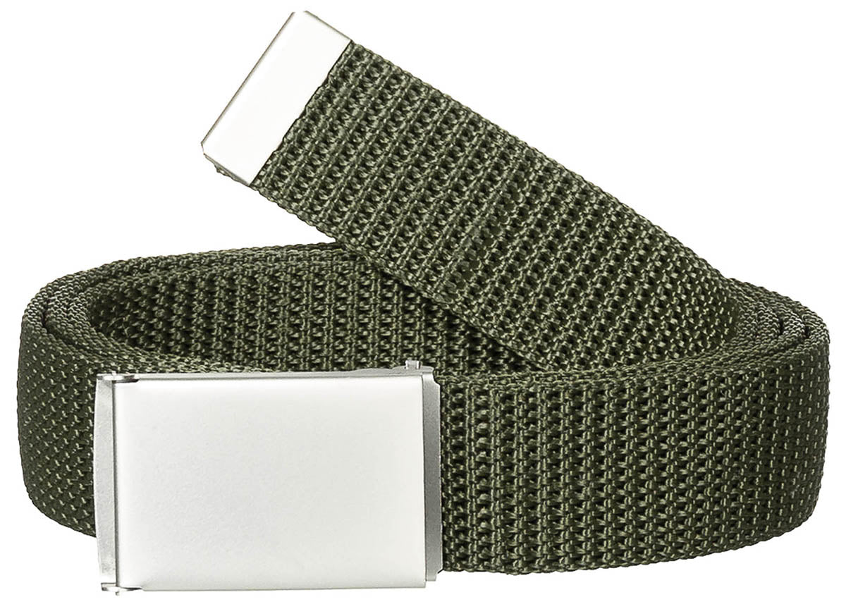 Ceinture MFH en polyester 3,2 cm à boucle métallique réglable jusqu'à 130 cm