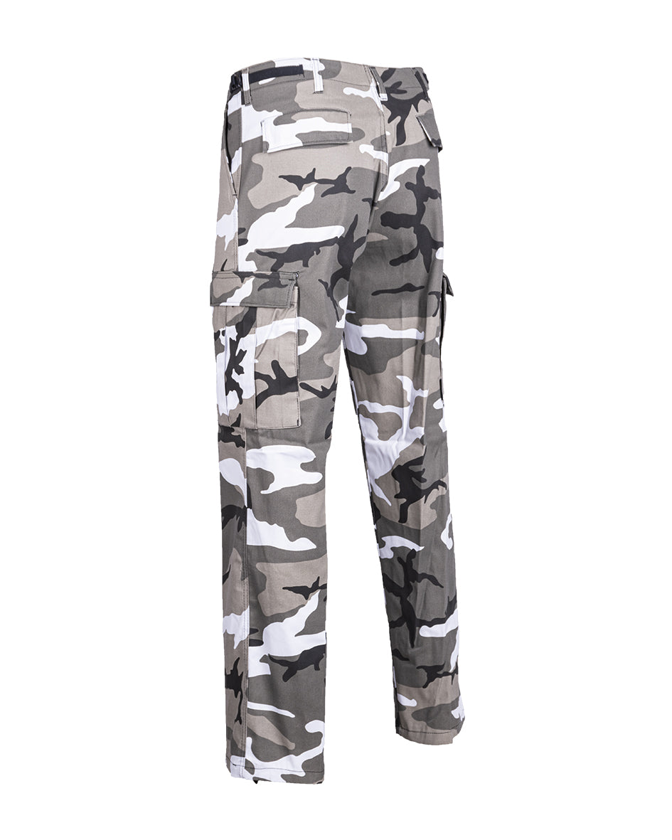 Pantalon de combat type BDU Mil-Tec en polycoton 80/20 six poches et taille réglable