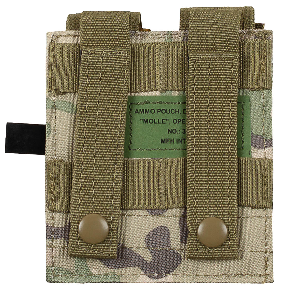 Porte-chargeur double petit format MOLLE MFH, logements 4 x 12 x 2,5 cm