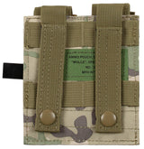 Porte-chargeur double petit format MOLLE MFH, logements 4 x 12 x 2,5 cm
