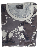 T-shirt Mil-Tec en maille extensible coton-élasthanne, grammage annoncé 150 g/m²