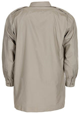 Chemise de service britannique à manches longues, surplus d'occasion, lot de 10