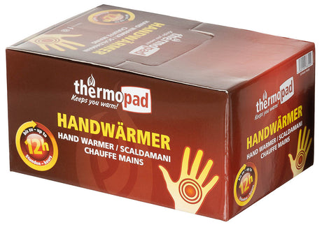 Chaufferette jetable MFH Thermopad pour les mains 12 h jusqu'à 68 °C 9 x 5,5 cm