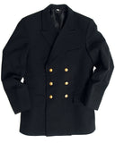 Veste chaude Mil-Tec Bundeswehr Marine croisée en laine et polyester avec quatre poches