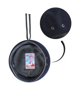 Béret commando type Bundeswehr Mil-Tec en laine mérinos bordure cuir de chèvre UPF 40