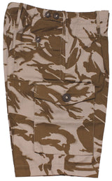 Bermuda britannique Combat en coton et polyester, motif DPM Desert, surplus comme neuf