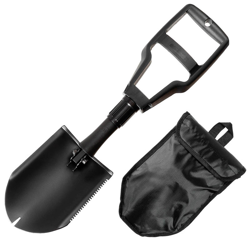 Pelle pliante type US MFH manche nylon 3 pièces 60 cm avec étui de transport