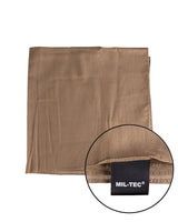 Bandana Mil-Tec en coton 53,5 x 53,5 cm à porter en tour de cou ou en couvre-chef