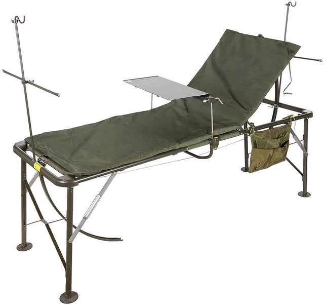 Lit de camp médicalisé américain pliant, surplus comme neuf pour le bivouac et le campement