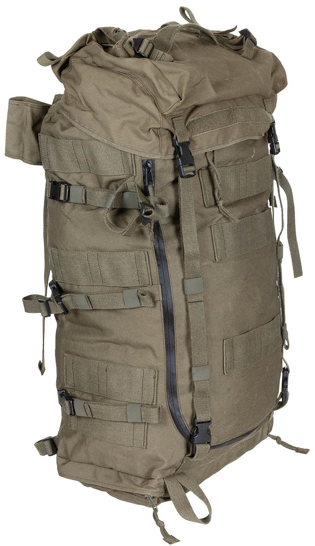Sac à dos de portage autrichien en coton et polyamide, surplus d'occasion