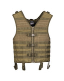 Gilet tactique Mil-Tec MOLLE Carrier Gen. II en polyester enduit avec poignée d'extraction