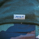 Pull Artica Trek en laine mérinos 200 g/m² col montant à glissière et dos allongé