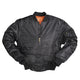 Blouson aviateur type MA1 Mil-Tec réversible en polyester ouaté 200 g/m² avec porte-crayons