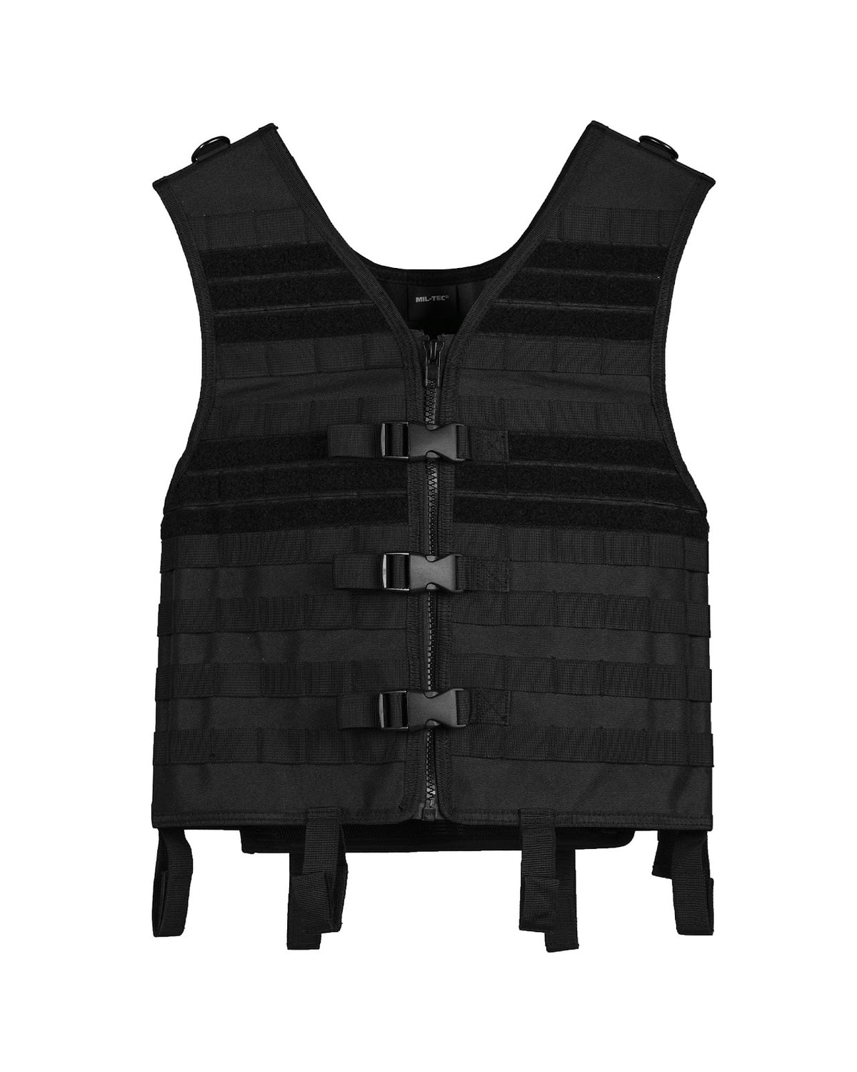 Gilet tactique Mil-Tec MOLLE Carrier Gen. II en polyester enduit avec poignée d'extraction