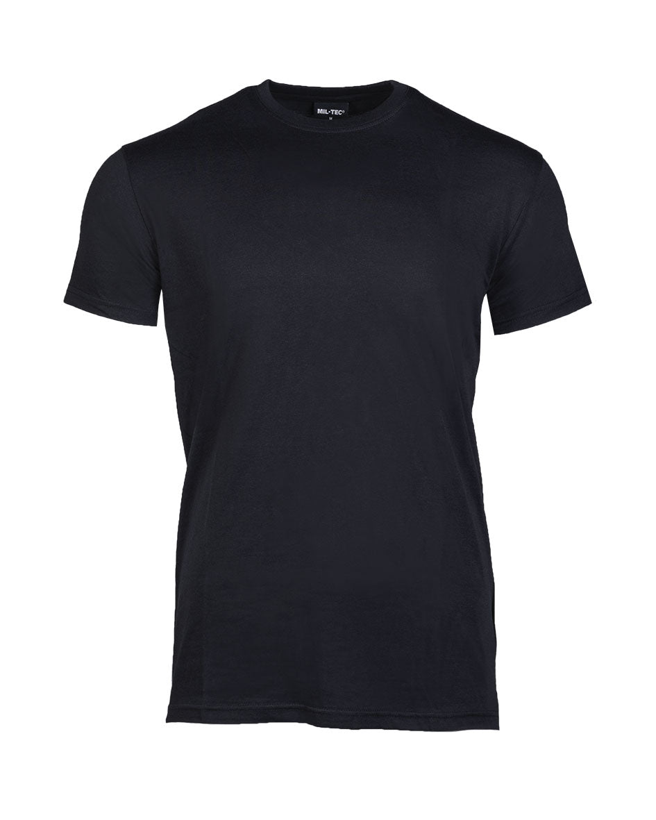 T-shirt militaire type US Mil-Tec en 100 % coton jersey simple 140 à 145 g/m²