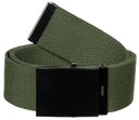 Ceinture MFH en toile coton 4,5 cm à boucle métallique réglable à 130 cm