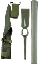 Pioche US MFH démontable tête 32 cm manche bois 40 cm avec housse de transport