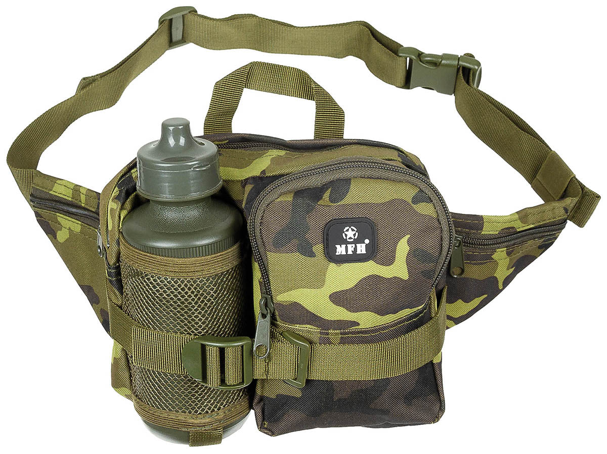 Sacoche de hanche MFH avec bouteille 500 ml et compartiment 21 x 16 x 6 cm