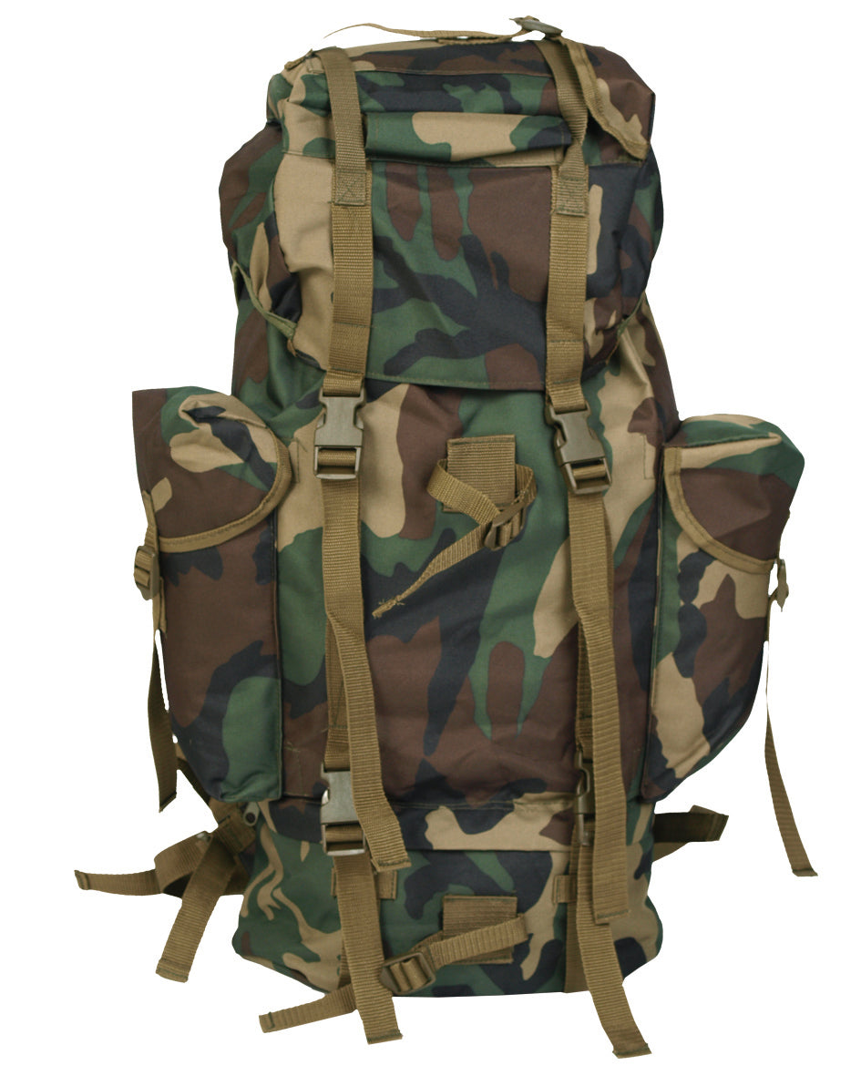 Sac à dos de combat type Bundeswehr Mil-Tec 65 litres en polyester enduit PVC