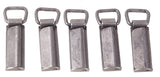 Passant de ceinturon allemand en aluminium, surplus d'occasion, lot de 10